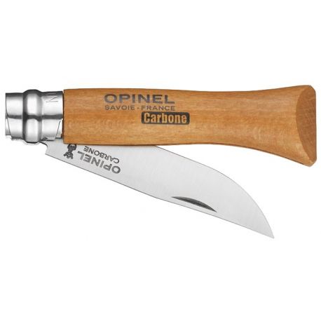 Opinel 1. No.6 Carbon zakmes - Beukenhout