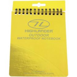 Highlander Outdoor Waterproof Notebook 15x12cm