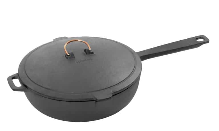 Barebones Enamel Lined Skillet 12''